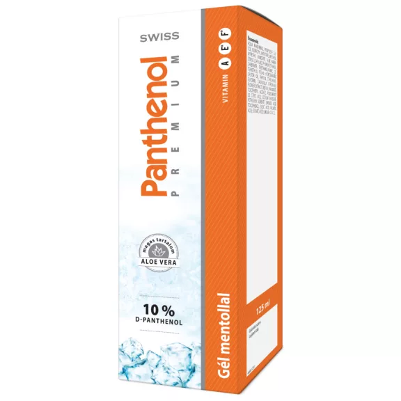 Swiss Panthenol Premium gél mentollal 125 ml Swiss Panthenol Premium gél mentollal 125 ml