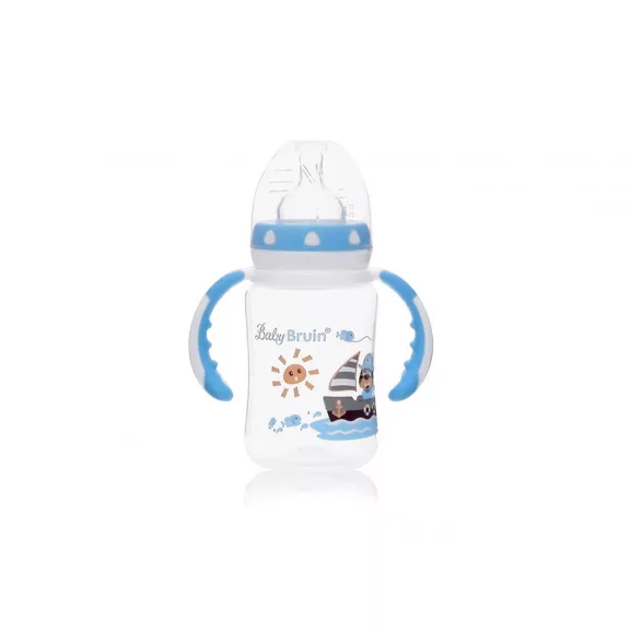 Baby Bruin szélesnyakú cumisüveg 240 ml Baby Bruin szélesnyakú cumisüveg 240 ml