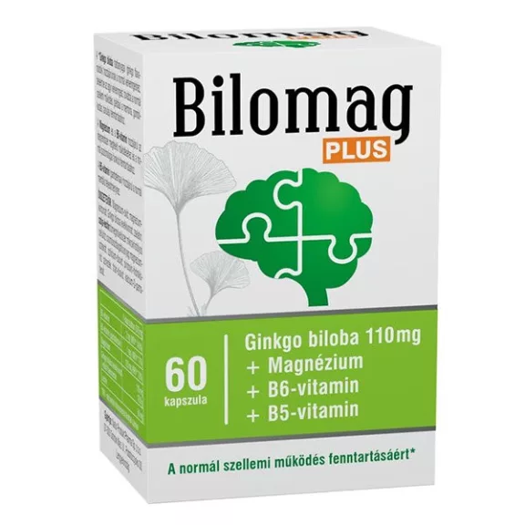 Bilomag Plus Ginkgo Biloba 110mg Kapszula 60x Bilomag Plus Ginkgo Biloba 110mg Kapszula 60x