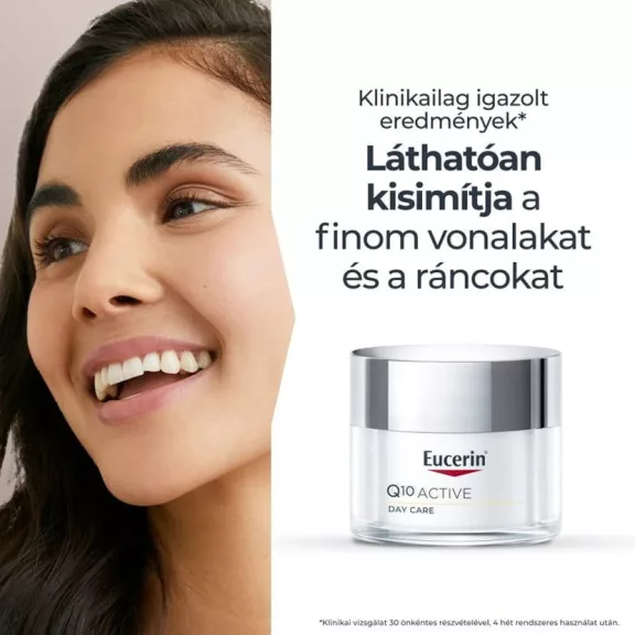 Eucerin Q10 Aktív Ránctalanító Nappali Krém 50 ml Eucerin Q10 Aktív Ránctalanító Nappali Krém 50 ml