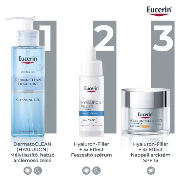 Eucerin Hyaluron-Filler Ráncfeltöltő nappali arckrém FF30 50 ml Eucerin Hyaluron-Filler Ráncfeltöltő nappali arckrém FF30 50 ml