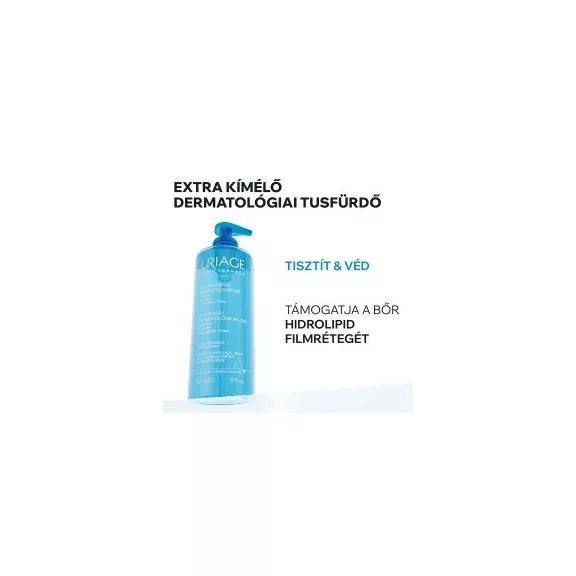 Uriage Gel Surgras Dermatologique tusfürdő száraz bőrre 500 ml