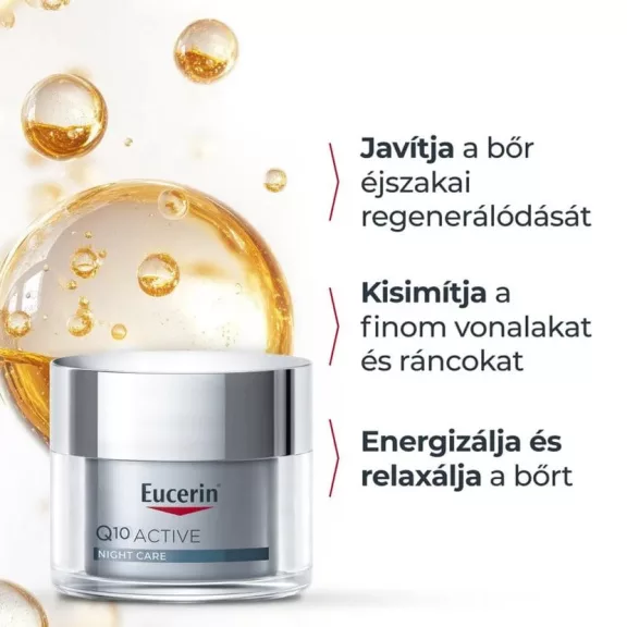 Eucerin Q10 Aktiv ránctalanító éjszakai krém 50 ml