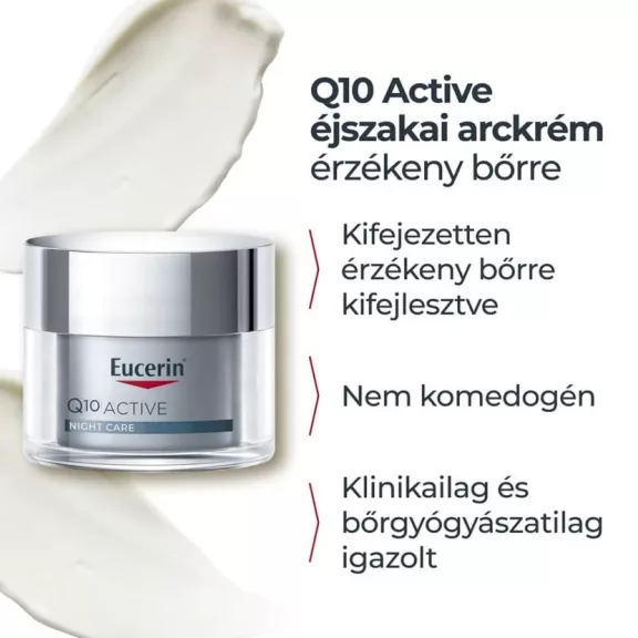Eucerin Q10 Aktiv ránctalanító éjszakai krém 50 ml