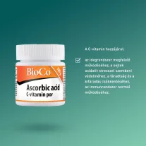 BioCo Ascorbic Acid C-vitamin por 180 g