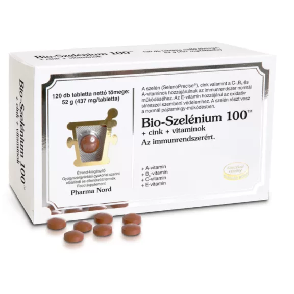 PHARMANORD BIO-SZELENIUM 100+ZN+VIT TBL 120X PHARMANORD BIO-SZELENIUM 100+ZN+VIT TBL 120X