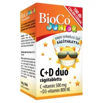 BioCo Junior C + D3 duo rágótabletta 100 db