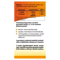BioCo Junior C + D3 duo rágótabletta 100 db