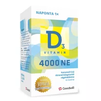 Goodwill D3-Vitamin 4000NE rágótabletta 90 db