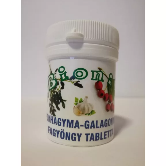 BIONIT FOKHAGYMA GALAGONYA FAGYONGY TABL. 90X BIONIT FOKHAGYMA GALAGONYA FAGYONGY TABL. 90X