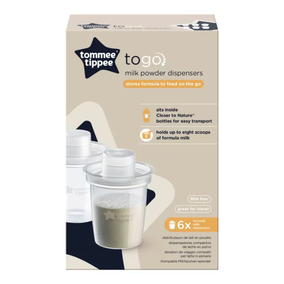 Tommee Tippee To Go Tápszeradagoló 6 db Tommee Tippee To Go Tápszeradagoló 6 db
