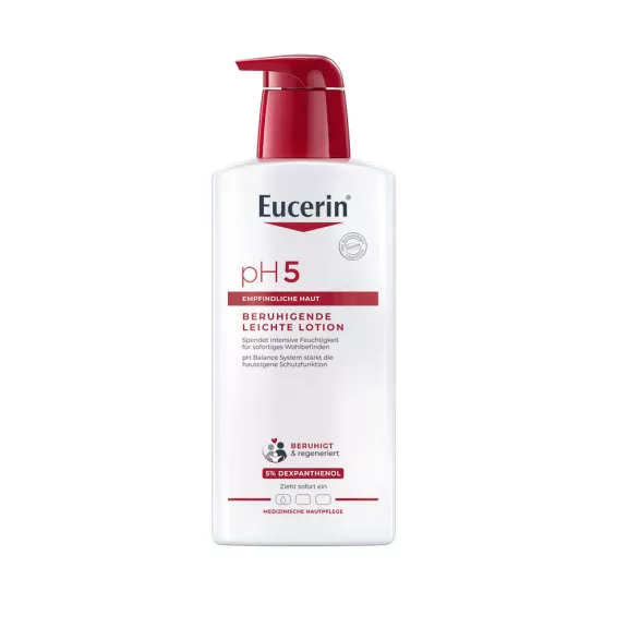 Eucerin pH5 könnyű hidratáló testápoló 400 ml pumpás