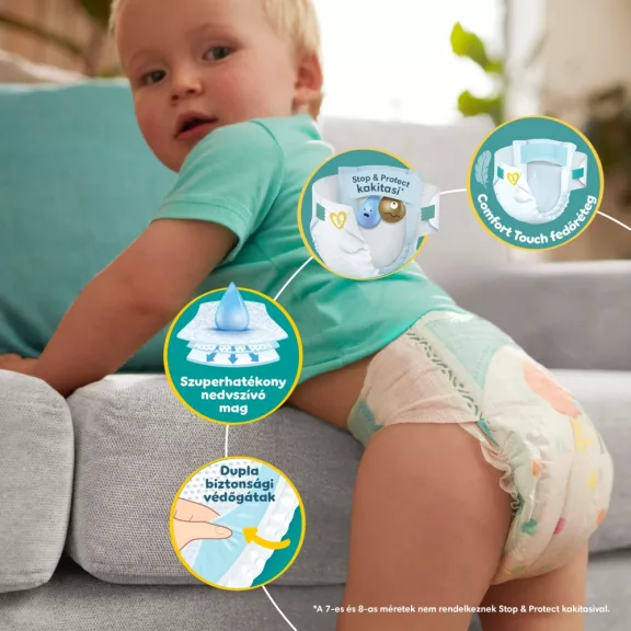 PAMPERS ACTIVE BABY DRY PELENKA(3) MIDI 66X