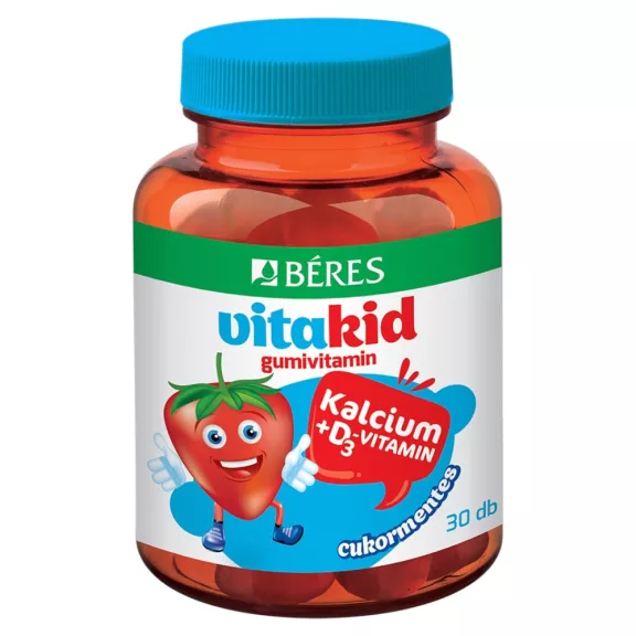 Béres VitaKid Kalcium+D3-vitamin gumivitamin Béres VitaKid Kalcium+D3-vitamin gumivitamin