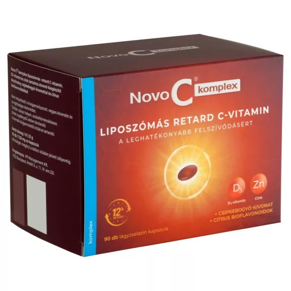 NOVO C KOMPLEX RET.LIPOSZOMAS C+D3+ZN KAPSZ. 90X