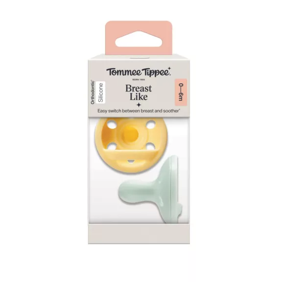 Tommee Tippee Anyamell formájú cumi 0-6 hó 2 db Tommee Tippee Anyamell formájú cumi 0-6 hó 2 db
