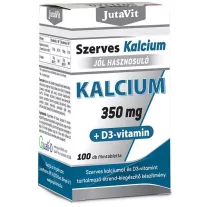 JUTAVIT SZERVES KALCIUM 350MG+D3-VIT.FTABL. 100X