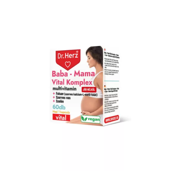 Dr. Herz Baba-mama vital komplex kapszula 60 db Dr. Herz Baba-mama vital komplex kapszula 60 db