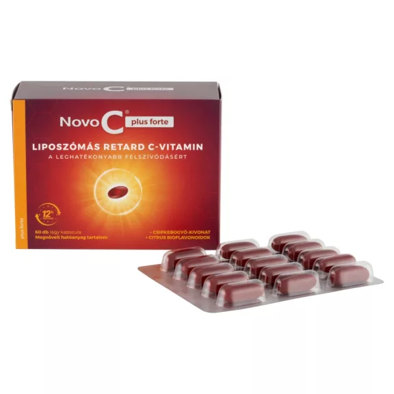 Novo C plus forte liposzómás retard C-vitamin 60x Novo C plus forte liposzómás retard C-vitamin 60x