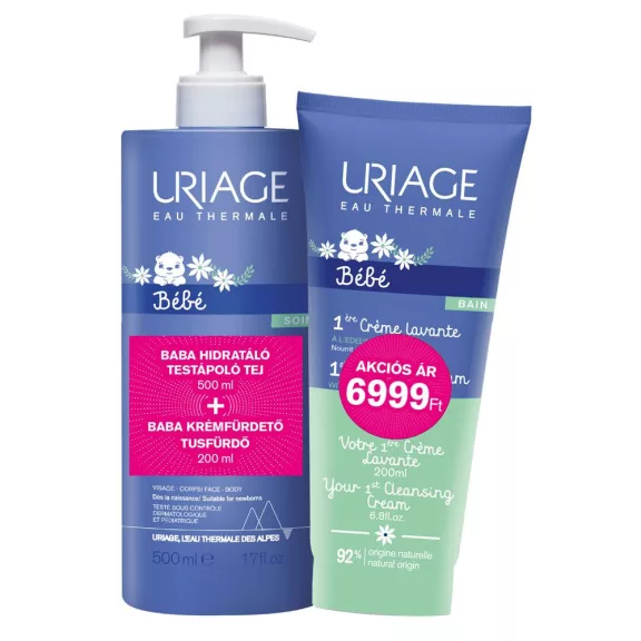 URIAGE BABA HIDRATALO TESTAPOLO CSOMAG 500+200ML URIAGE BABA HIDRATALO TESTAPOLO CSOMAG 500+200ML
