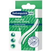Salvequick Med steril sebzáró csík 8 db