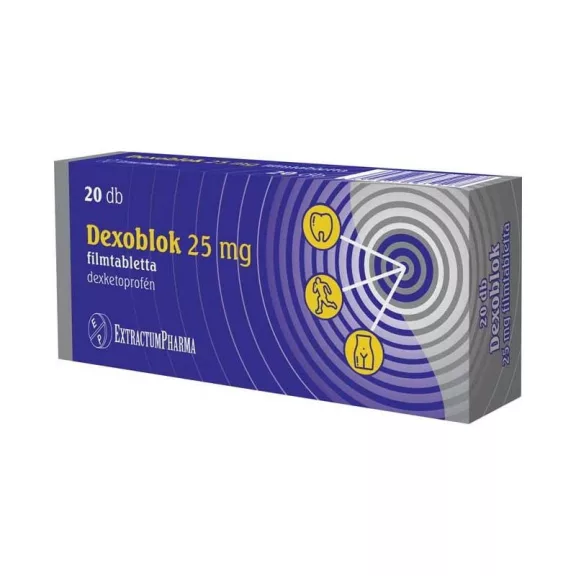 DEXOBLOK 25MG FILMTABL. 20X DEXOBLOK 25MG FILMTABL. 20X