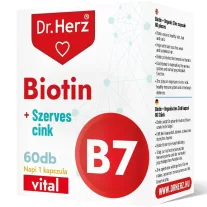 Dr. Herz biotin + szerves cink 60 db