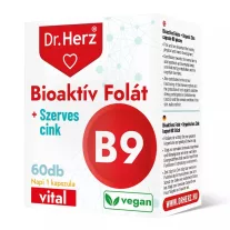 Dr. Herz B9 Bioaktív Folát+Szerves Cink kapszula 60 db