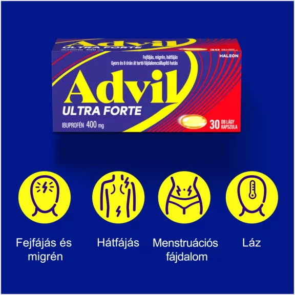 Advil Ultra Forte lágy kapszula 30 db Advil Ultra Forte lágy kapszula 30 db