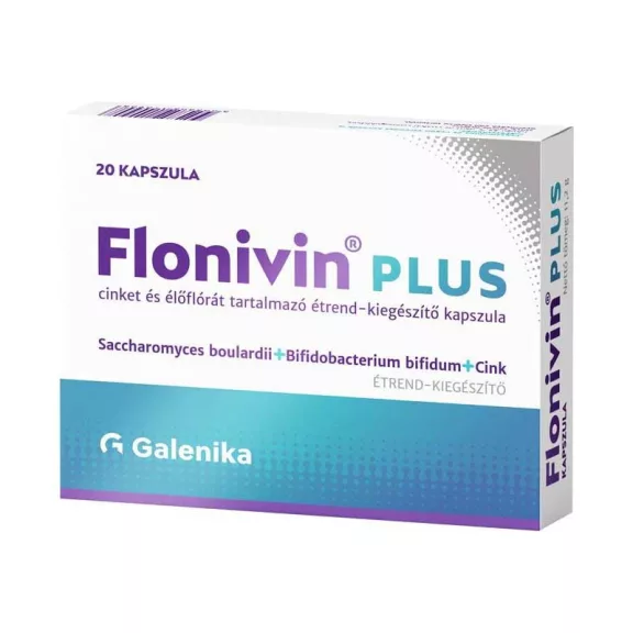 Flonivin plus cink élőflóra kapszula 20 db Flonivin plus cink élőflóra kapszula 20 db