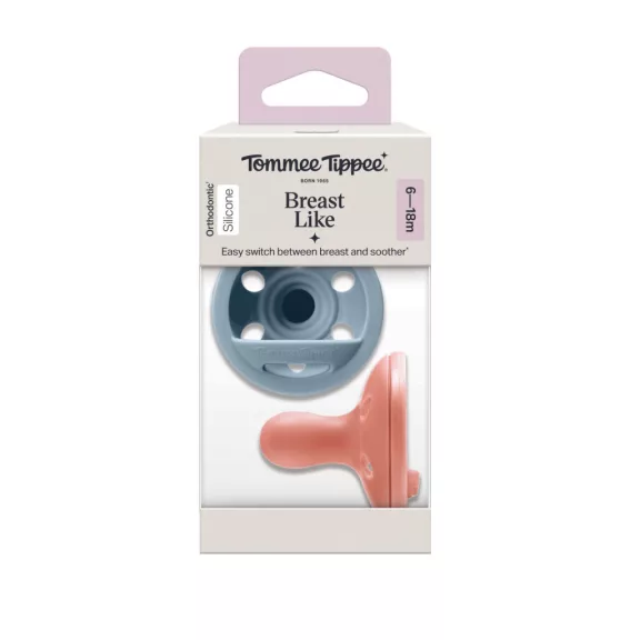 Tommee Tippee Breastlike cumi 6-18 hó 2 db Tommee Tippee Breastlike cumi 6-18 hó 2 db