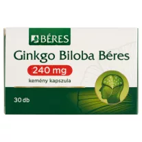 Ginkgo Biloba Beres 240Mg Kemeny Kapsz. 30X