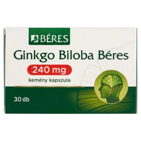 Ginkgo Biloba Beres 240Mg Kemeny Kapsz. 30X Ginkgo Biloba Beres 240Mg Kemeny Kapsz. 30X