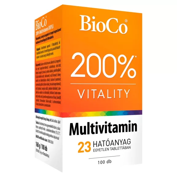 BioCo 200% multivitamin dupla filmtabletta 100 db