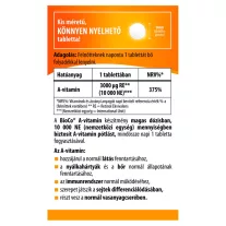 BioCo A-vitamin 1000NE tabletta 120 db