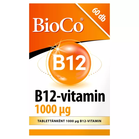 BioCo B12-vitamin 1000 mcg tabletta 60 db BioCo B12-vitamin 1000 mcg tabletta 60 db