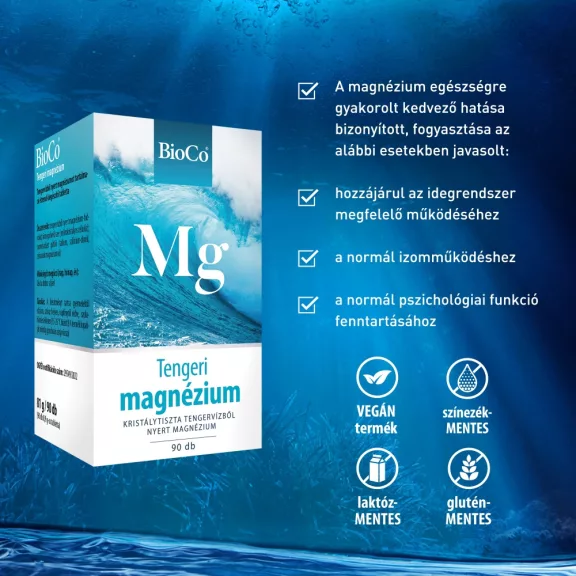 BioCo tengeri magnézium tabletta 90 db BioCo tengeri magnézium tabletta 90 db