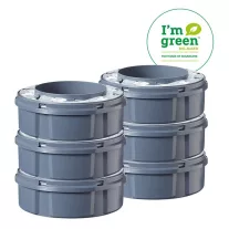   Tommee Tippee Twist & Click és Sangenic Tec pelenkatároló utántöltő kazetta citrus 6 db 