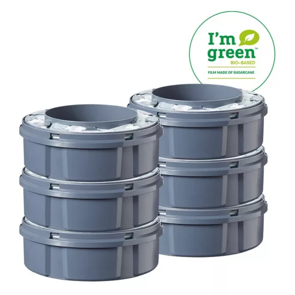 Tommee Tippee Twist & Click és Sangenic Tec pelenkatároló utántöltő kazetta citrus 6 db Tommee Tippee Twist & Click és Sangenic Tec pelenkatároló utántöltő kazetta citrus 6 db