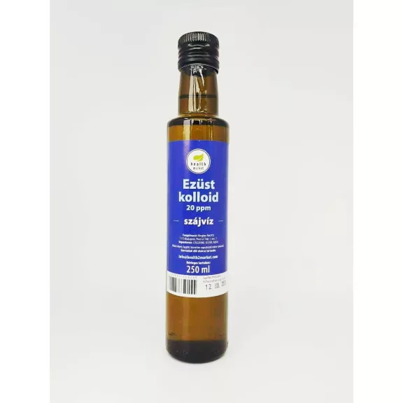 HEALTH MARKET EZÜSTKOLLOID 20PPM 250ML HEALTH MARKET EZÜSTKOLLOID 20PPM 250ML