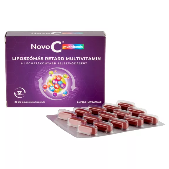 NOVO C LIPOSZÓMÁS RETARD MULTIVITAMIN KAPSZ 30X NOVO C LIPOSZÓMÁS RETARD MULTIVITAMIN KAPSZ 30X