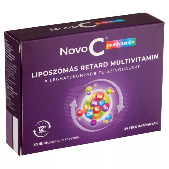 NOVO C LIPOSZÓMÁS RETARD MULTIVITAMIN KAPSZ 30X NOVO C LIPOSZÓMÁS RETARD MULTIVITAMIN KAPSZ 30X