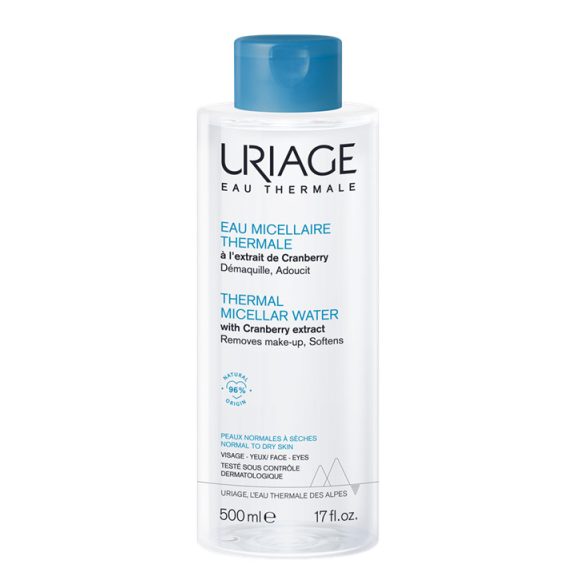 Uriage Termal micellás arctisztító sminkeltávolító normál/száraz bőrre 500 ml Uriage Termal micellás arctisztító sminkeltávolító normál/száraz bőrre 500 ml