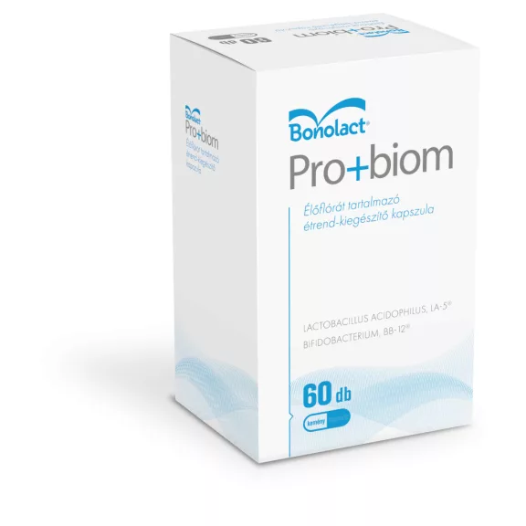Bonolact Pro+Biom élőflórás készítmény 60db Bonolact Pro+Biom élőflórás készítmény 60db