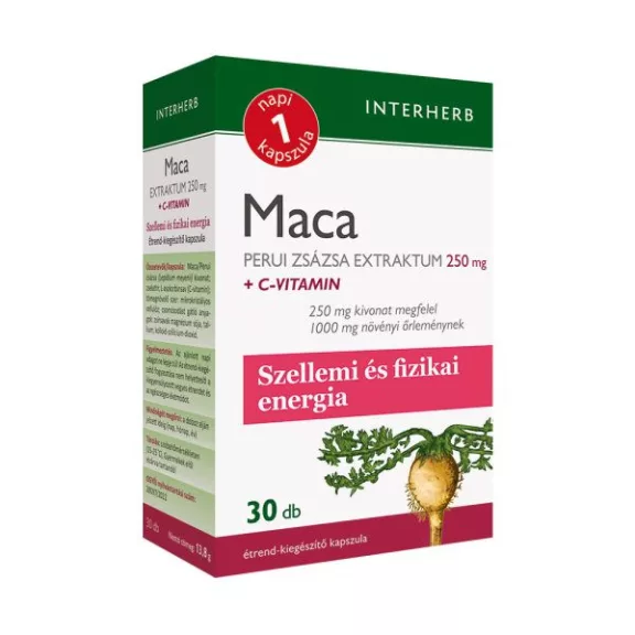 Interherb Napi 1 Maca Extraktum Kapszula 30 db Interherb Napi 1 Maca Extraktum Kapszula 30 db