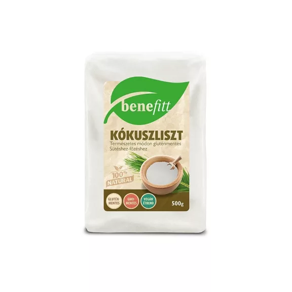 Interherb BeneFitt Kókuszliszt Gluténmentes 500 g Interherb BeneFitt Kókuszliszt Gluténmentes 500 g