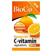 BioCo C-vitamin 500 mg rágótabletta narancs 60 db