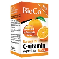 BioCo C-vitamin 500 mg rágótabletta narancs 60 db