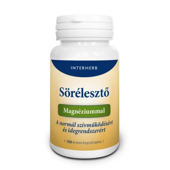 Interherb Sörélesztő Magnéziummal Tabletta 150 db Interherb Sörélesztő Magnéziummal Tabletta 150 db