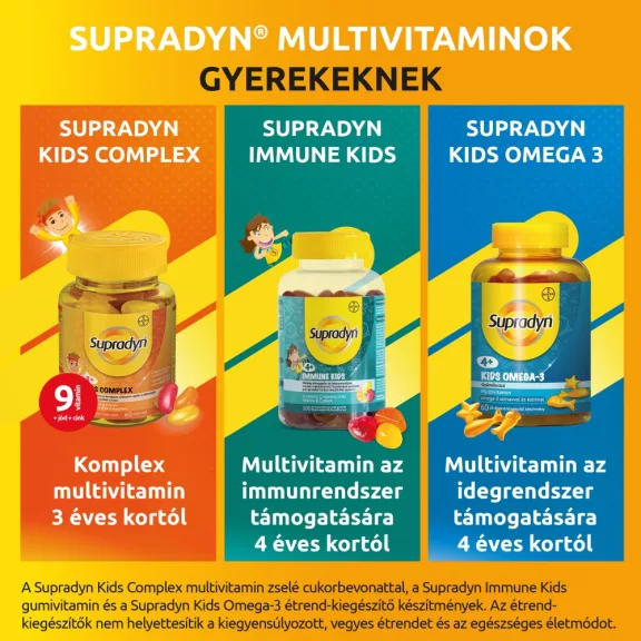 Supradyn Kids Complex gyümölcs ízű zselé 60 db Supradyn Kids Complex gyümölcs ízű zselé 60 db
